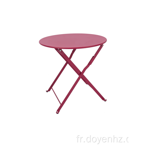 Table d&#39;enfant ronde en métal 50 cm